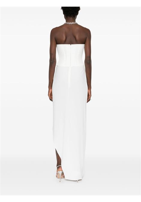 White crepe corset maxi dress Alex perry - women ALEX PERRY | D1432WHT